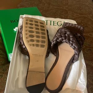Bottega Veneta Brown Woven Sandals
